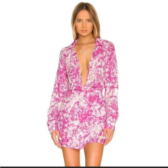 NWT For Love and Lemons Devon Mini Dress Size Small - Picture 1 of 9